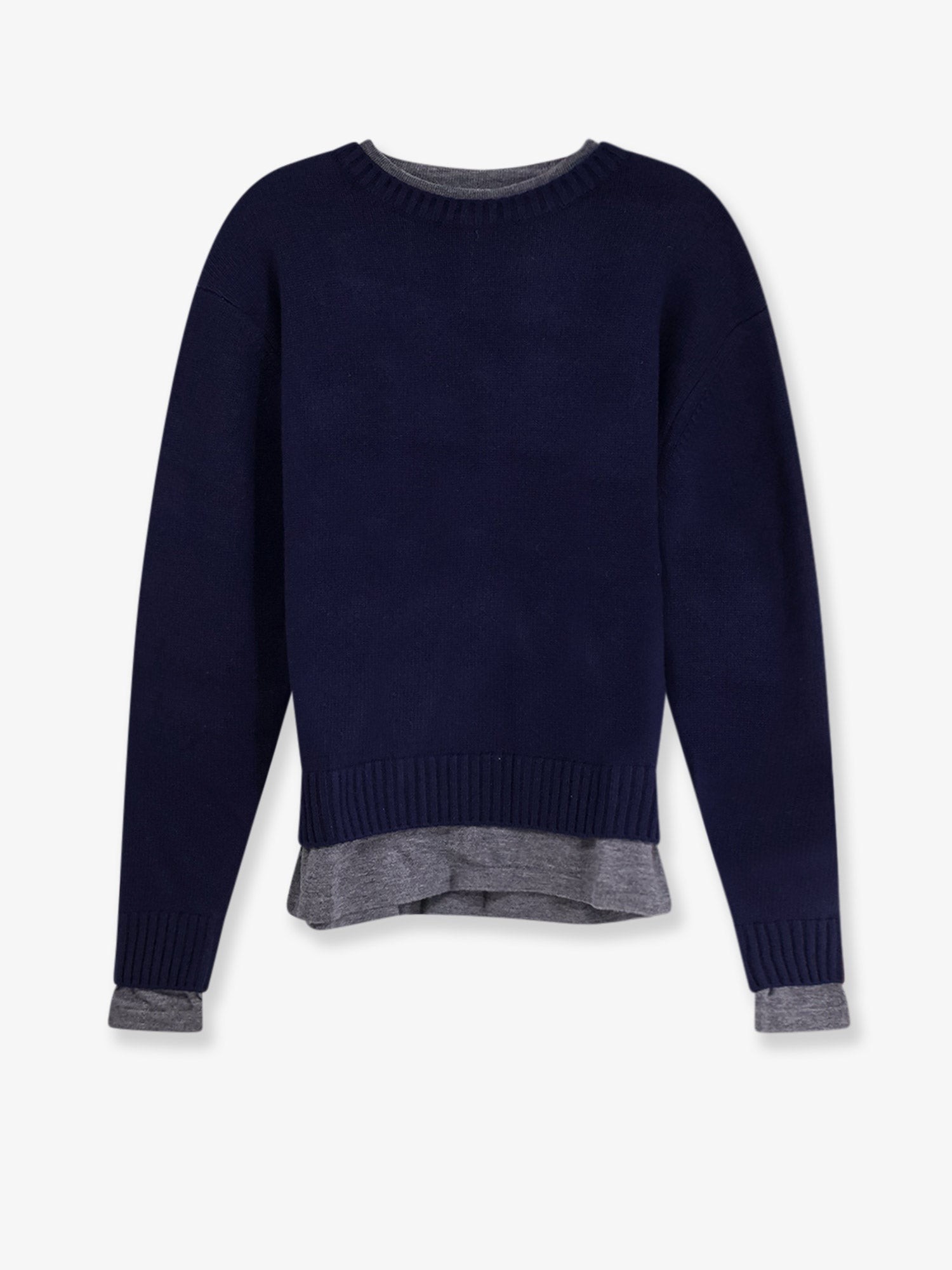 TONYWACK Layered Wool And Cashmere Sweater