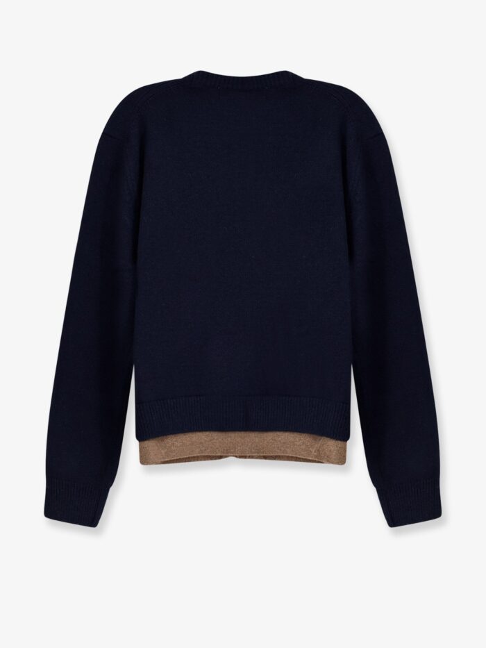 TONYWACK Layered Wool Blend Cardigan