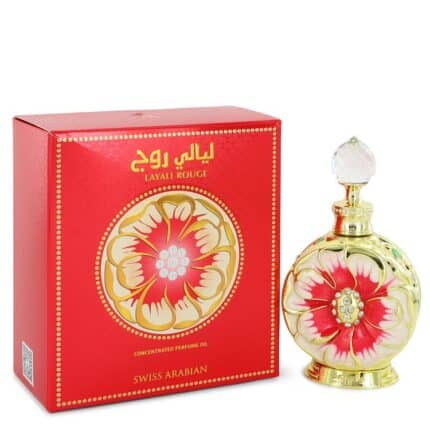 Swiss Arabian Layali Rouge By Swiss Arabian - Concentrated Perfume Oil 0.5 Oz