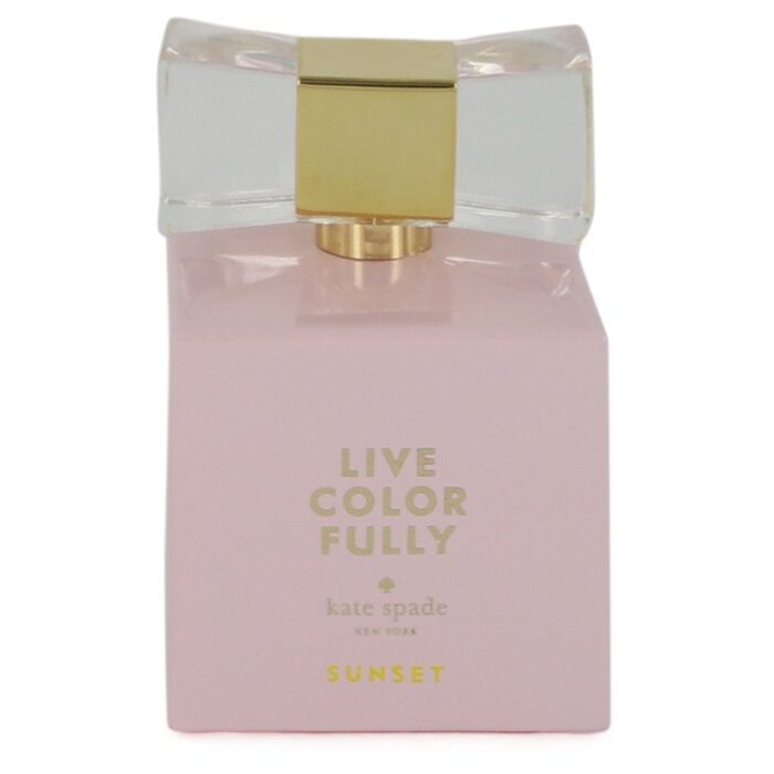 live colorfully sunset by kate spade eau de parfum spray (unboxed) 3.4 oz Live Colorfully Sunset By Kate Spade - Eau De Parfum Spray (unboxed) 3.4 Oz - Image 1