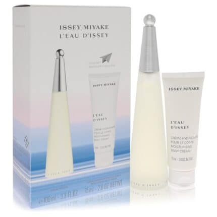 L'EAU D'ISSEY (issey Miyake) By Issey Miyake - Gift Set -- 3.3 Oz Eau DeToilette Spray + 2.6 Oz Body Cream