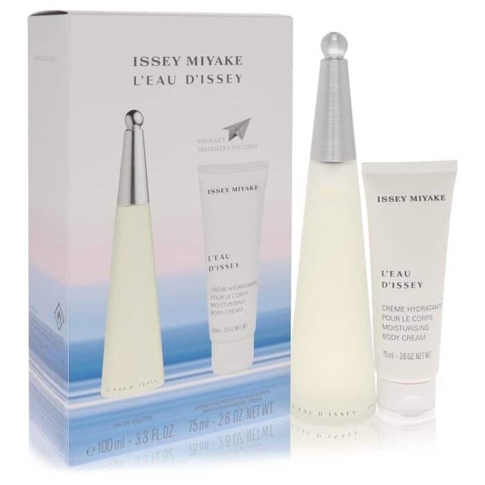 L'EAU D'ISSEY (issey Miyake) By Issey Miyake - Gift Set -- 3.3 Oz Eau DeToilette Spray + 2.6 Oz Body Cream