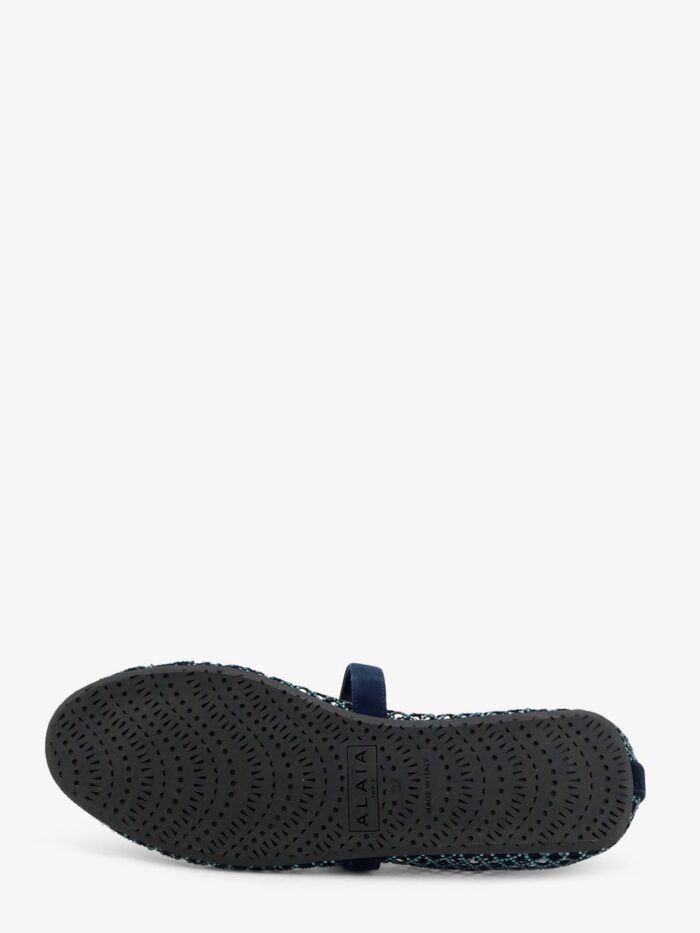 ALAIA Le Ballerine Flats Mesh Balerinas With Rhinestone Detail