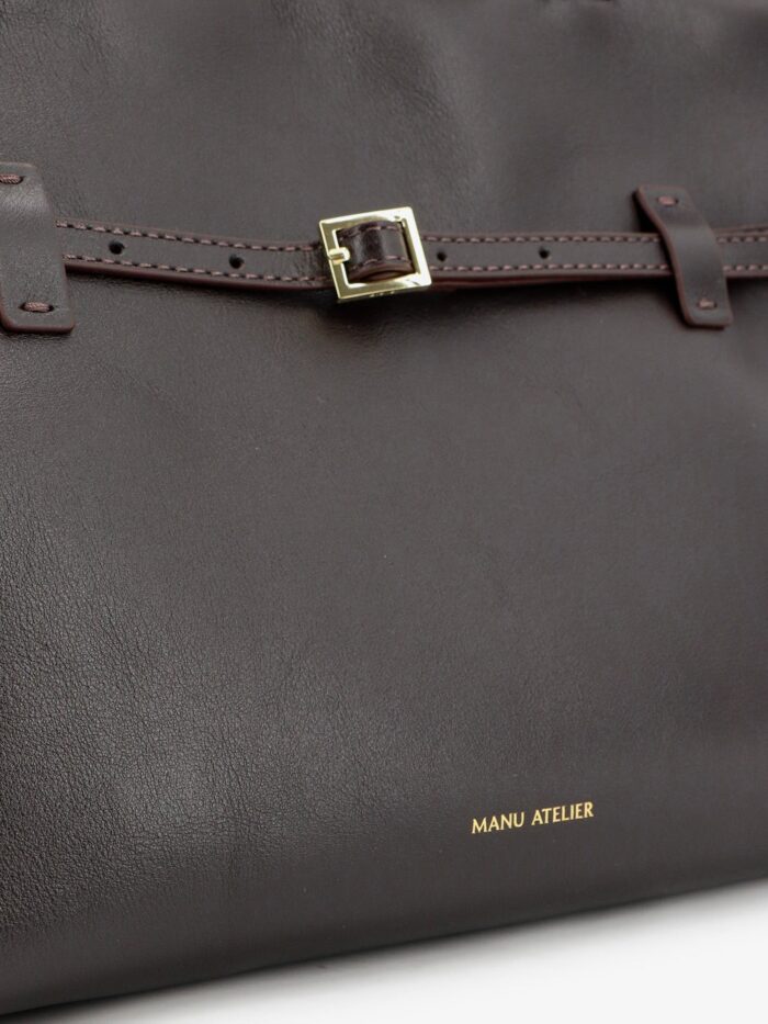 MANU ATELIER Le Cambon 35 Leather Handbag