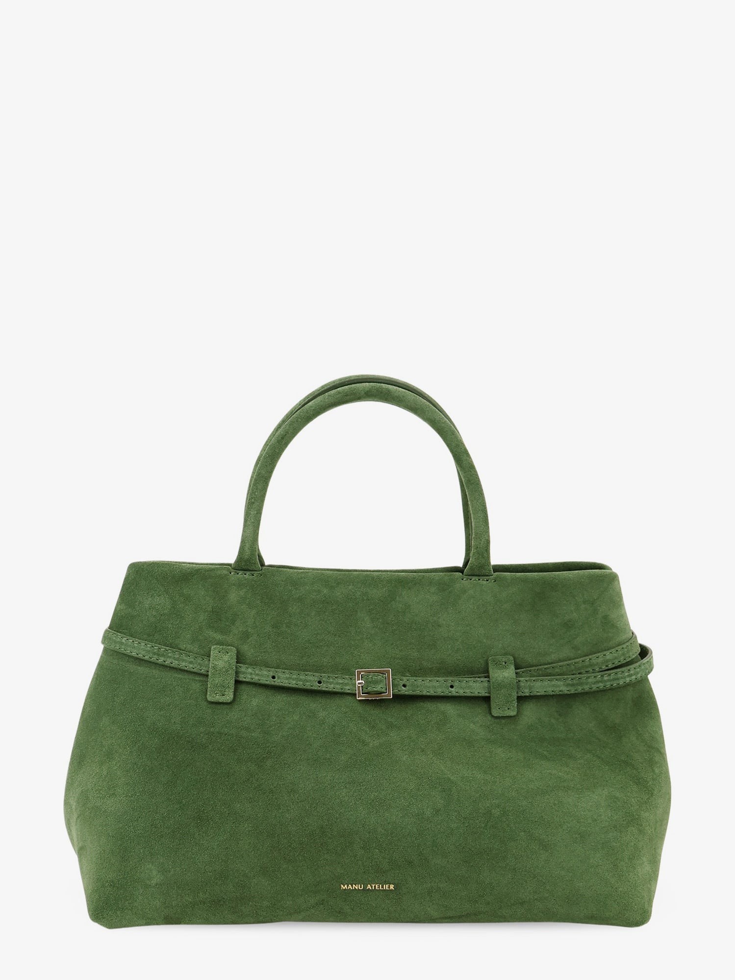 MANU ATELIER Le Cambon 35 Suede Handbag