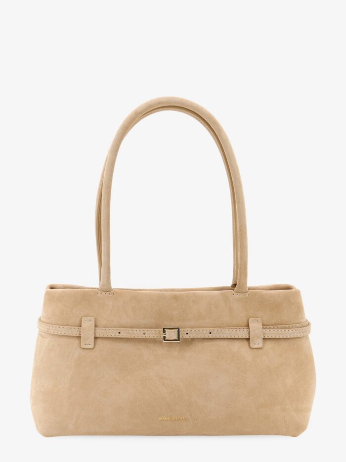 manu atelier le cambon east west suede shoulder bag MANU ATELIER Le Cambon East West Suede Shoulder Bag