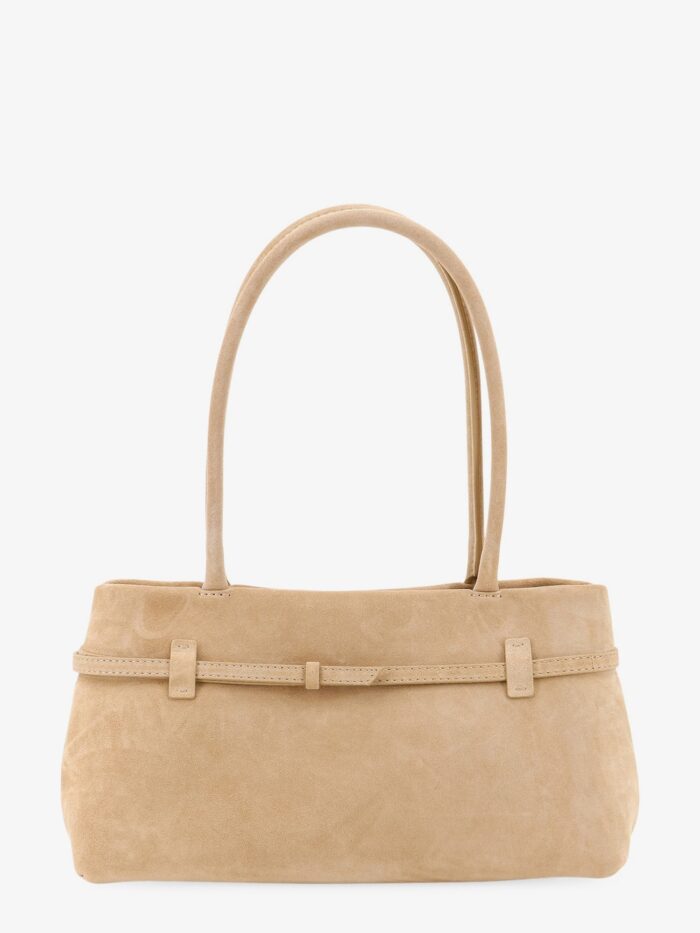 MANU ATELIER Le Cambon East West Suede Shoulder Bag