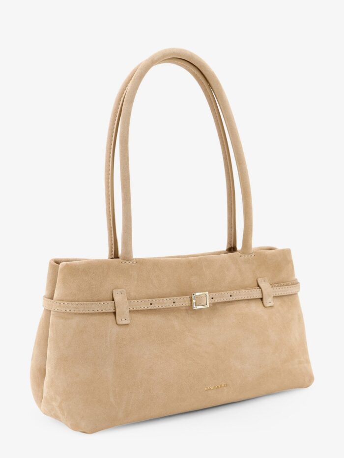 MANU ATELIER Le Cambon East West Suede Shoulder Bag