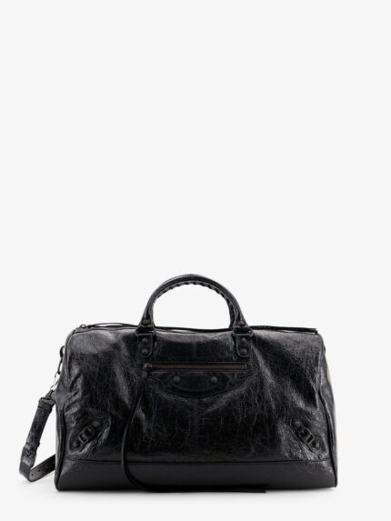 Balenciaga Le City Boston L Leather Handbag