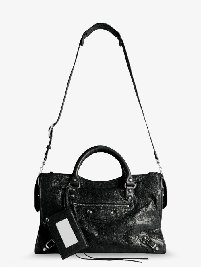 Balenciaga Le City M Leather Crossbody Bag