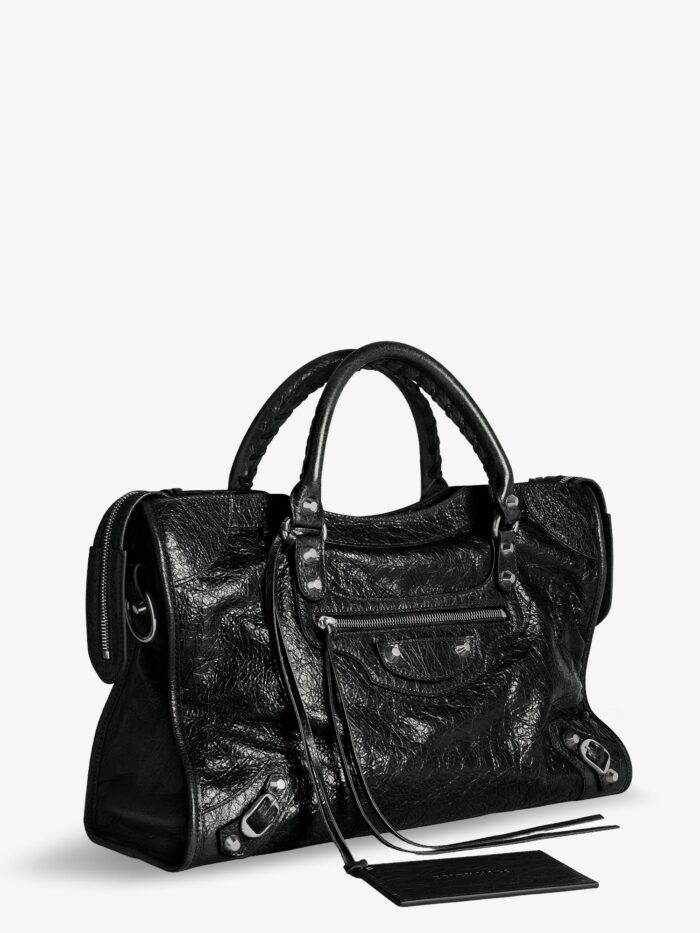 Balenciaga Le City M Leather Crossbody Bag