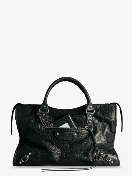 Balenciaga Le City M Leather Crossbody Bag