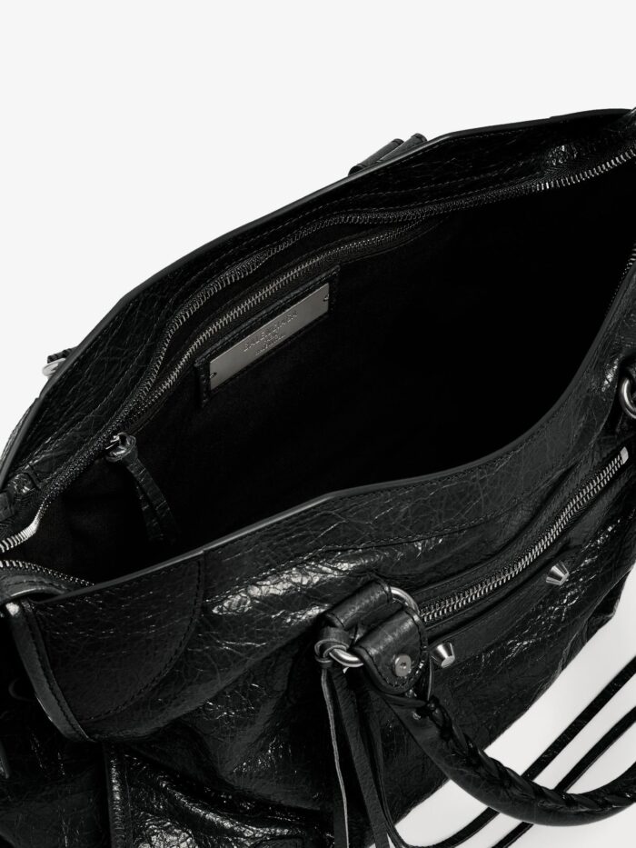 Balenciaga Le City M Leather Crossbody Bag