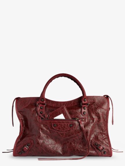 Balenciaga Le City Medium Leather Handbag