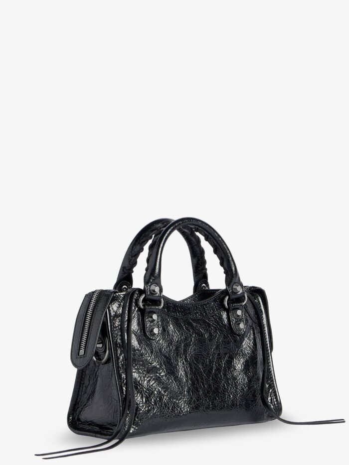 Balenciaga Le City Mini Arena Leather Handbag