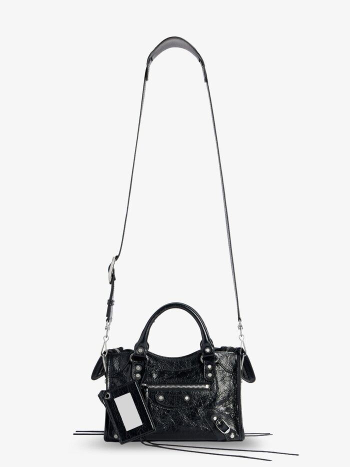 Balenciaga Le City Mini Arena Leather Handbag