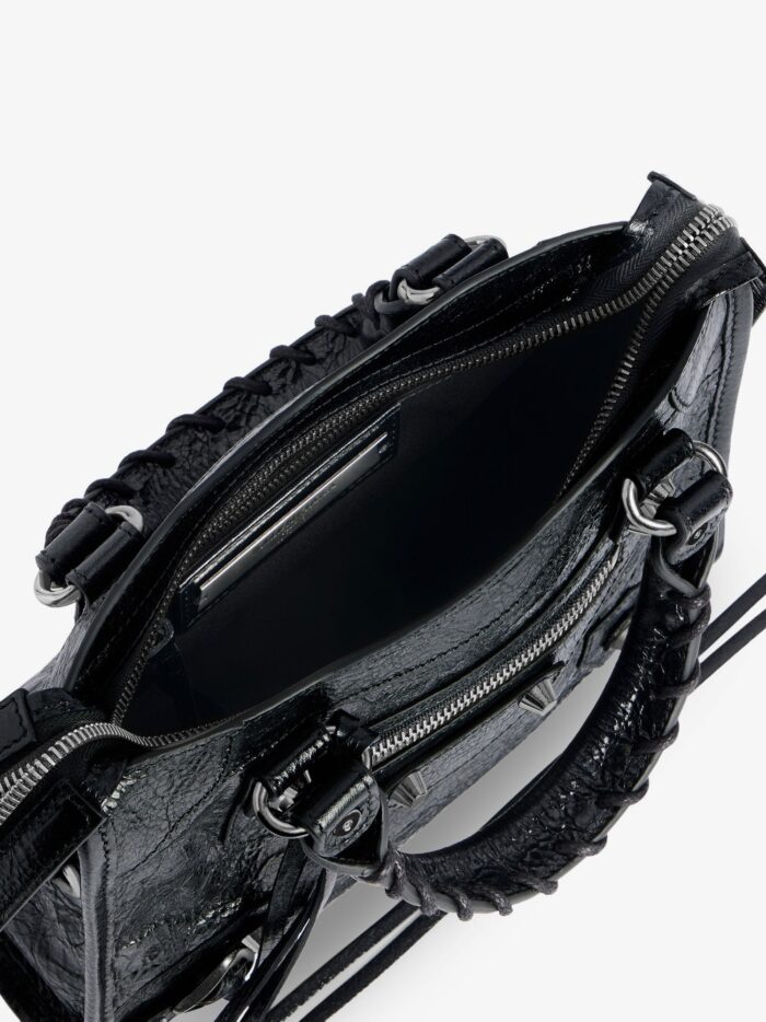 Balenciaga Le City Mini Arena Leather Handbag