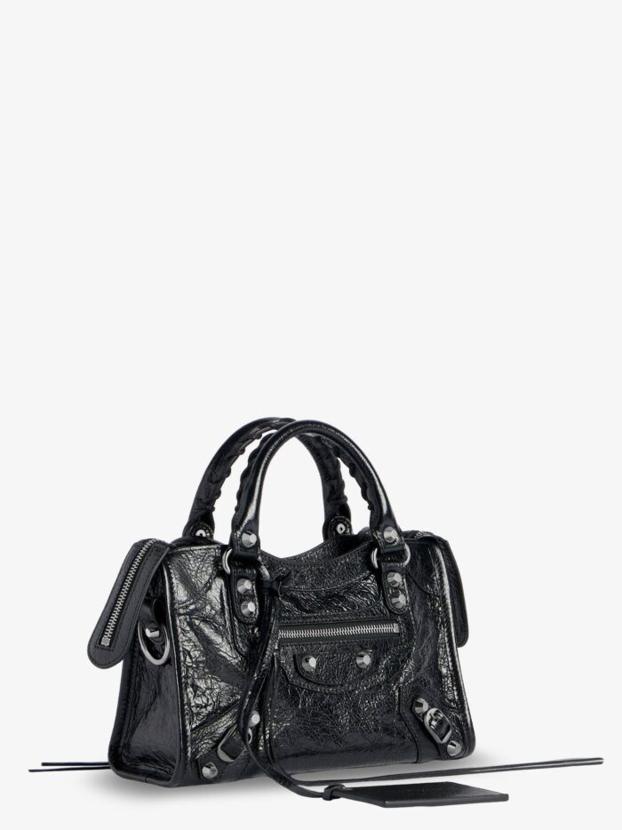 Balenciaga Le City Mini Arena Leather Handbag