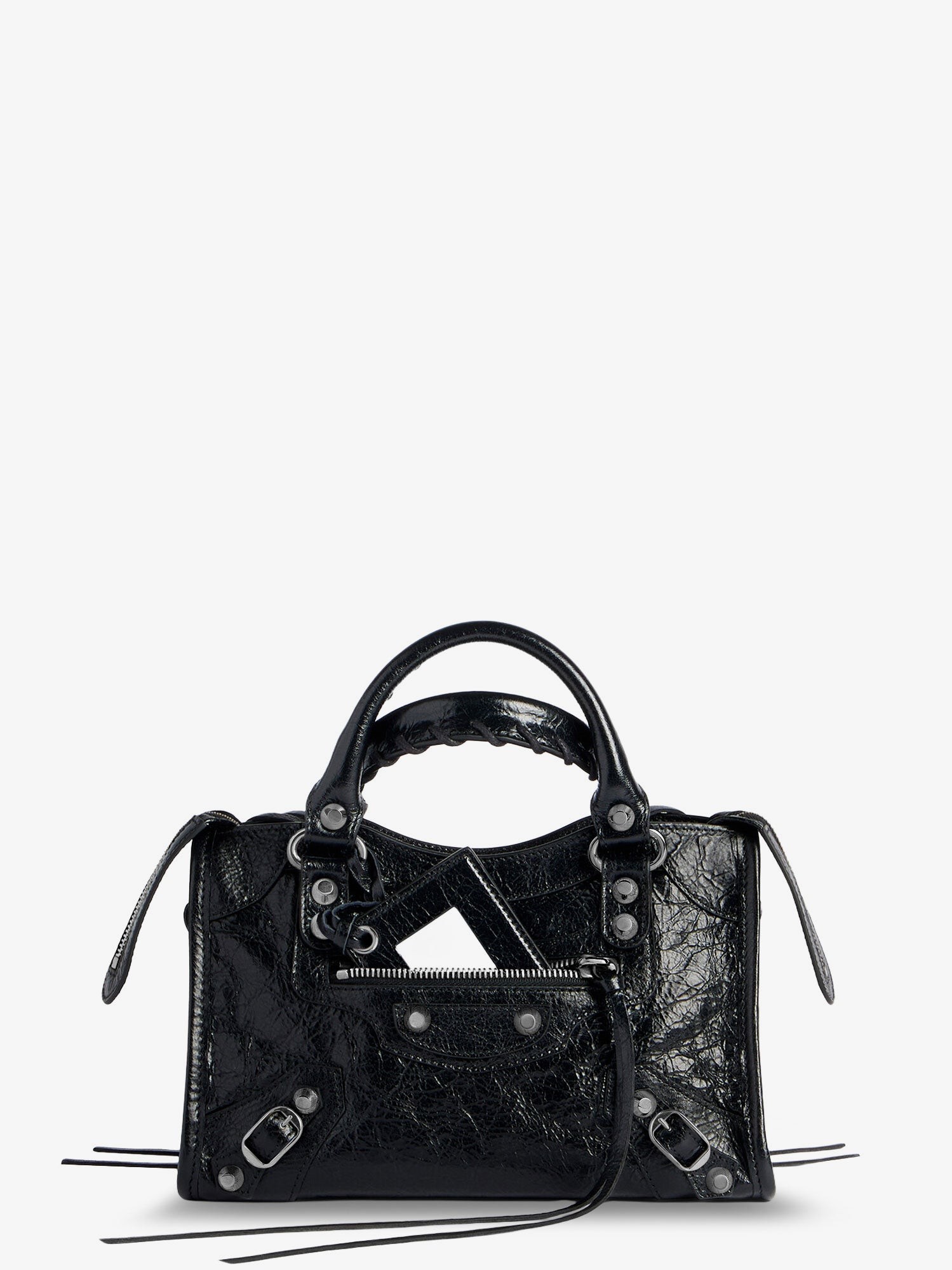 Balenciaga Le City Mini Arena Leather Handbag