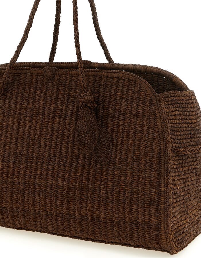 JACQUEMUS 'Le Grand Turismo Raphia' Shopping Bag