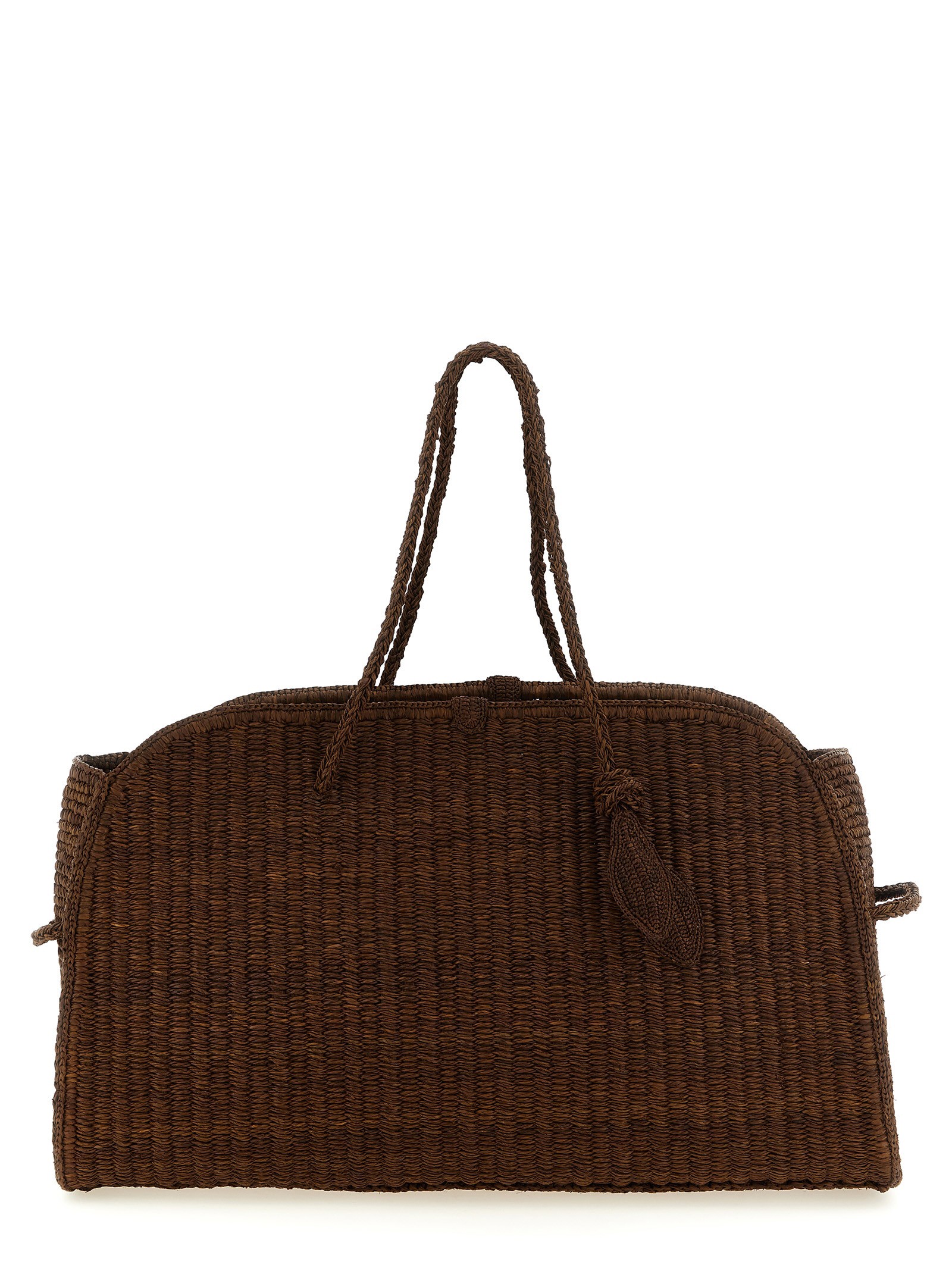 JACQUEMUS 'Le Grand Turismo Raphia' Shopping Bag