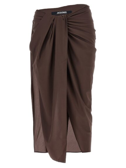 JACQUEMUS 'Le Jupe Paréo' Midi Skirt