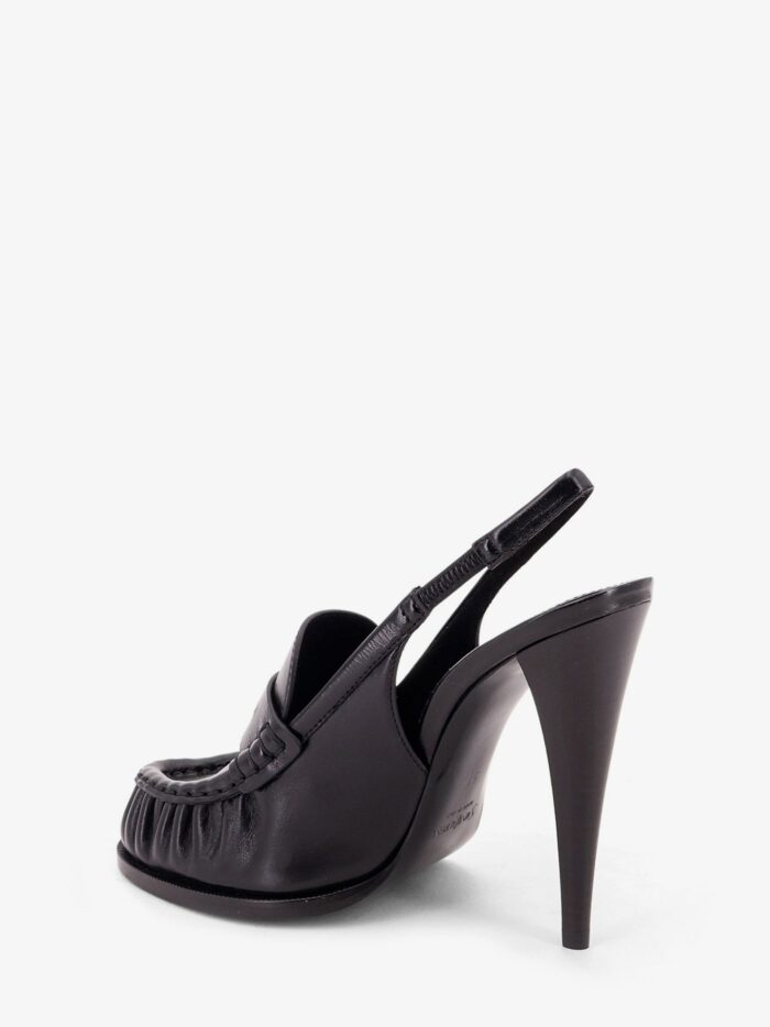 Saint Laurent Le Loafer 110 Pumps With Metal Cassandre Logo