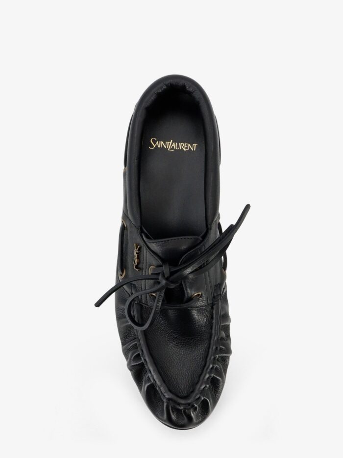 Saint Laurent Le Loafer Bateau Leather Loafers