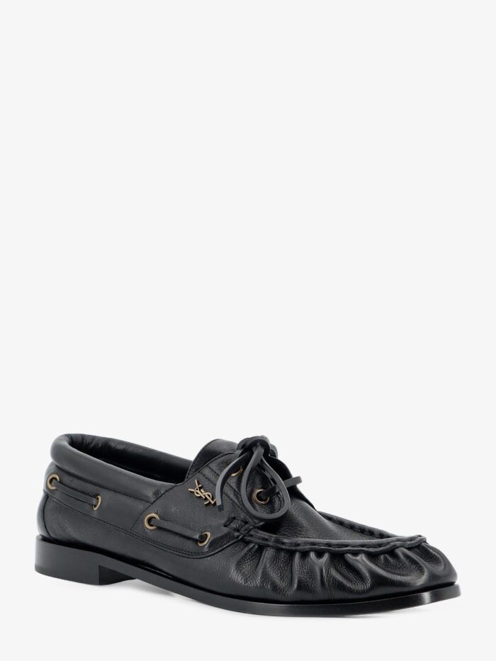 Saint Laurent Le Loafer Bateau Leather Loafers
