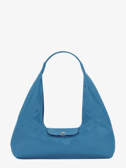 LONGCHAMP PARIS Le Pliage Xtra Glossy Patent Leather Shoulder Bag
