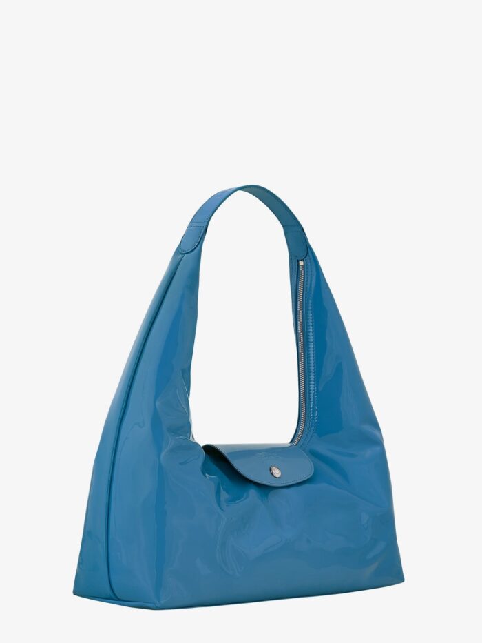 LONGCHAMP PARIS Le Pliage Xtra Patent Leather Shoulder Bag