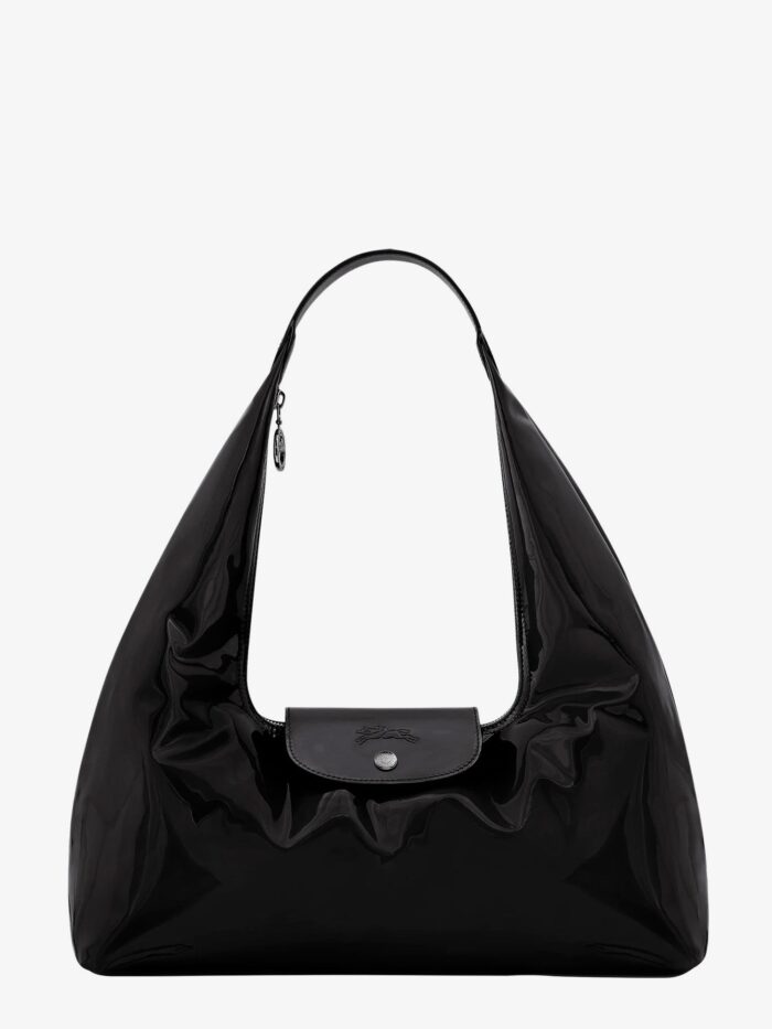 LONGCHAMP PARIS Le Pliage Xtra Patent Leather Shoulder Bag