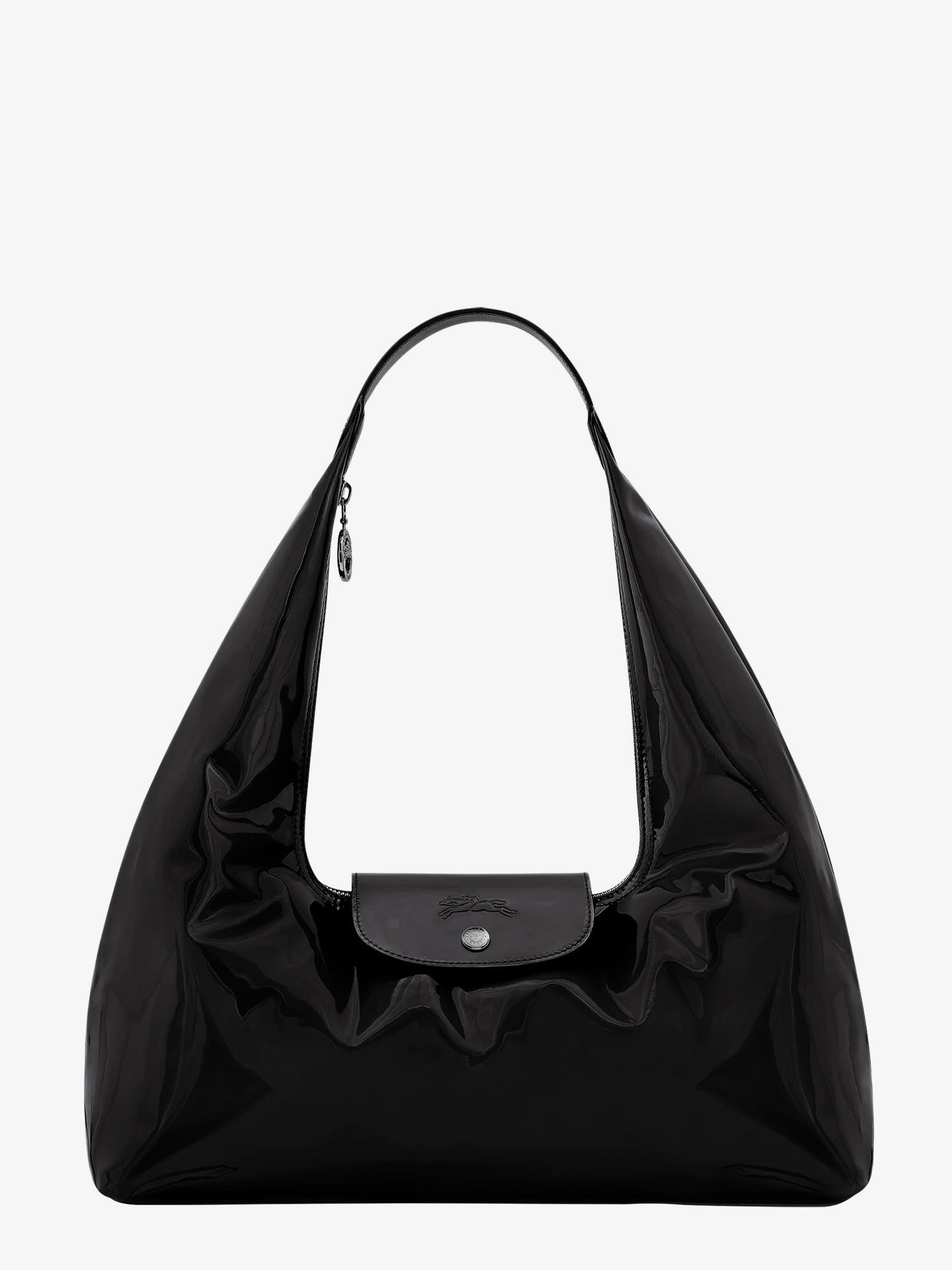 LONGCHAMP PARIS Le Pliage Xtra Patent Leather Shoulder Bag