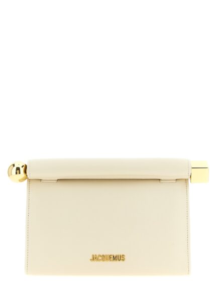 JACQUEMUS 'Le Sac Rond Carré' Clutch