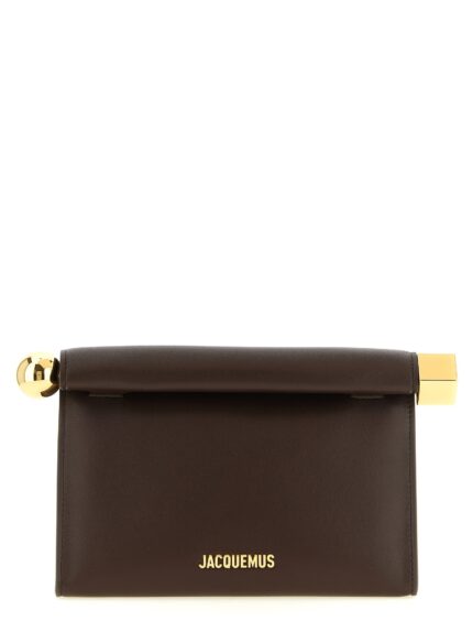 JACQUEMUS 'Le Sac Rond Carré' Clutch