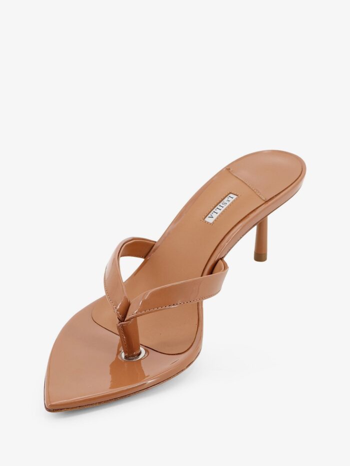 LE SILLA Gisele Patent Leather Sandals
