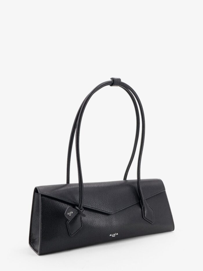 ALAIA Le Teckel Flap Leather Handbag