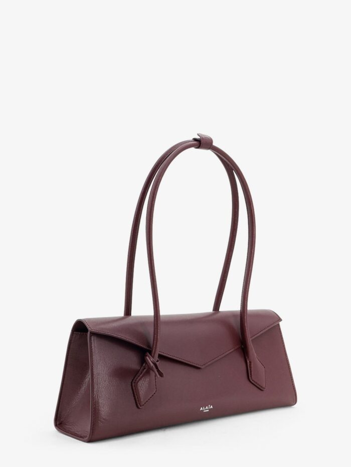 ALAIA Le Teckel Flap Leather Handbag