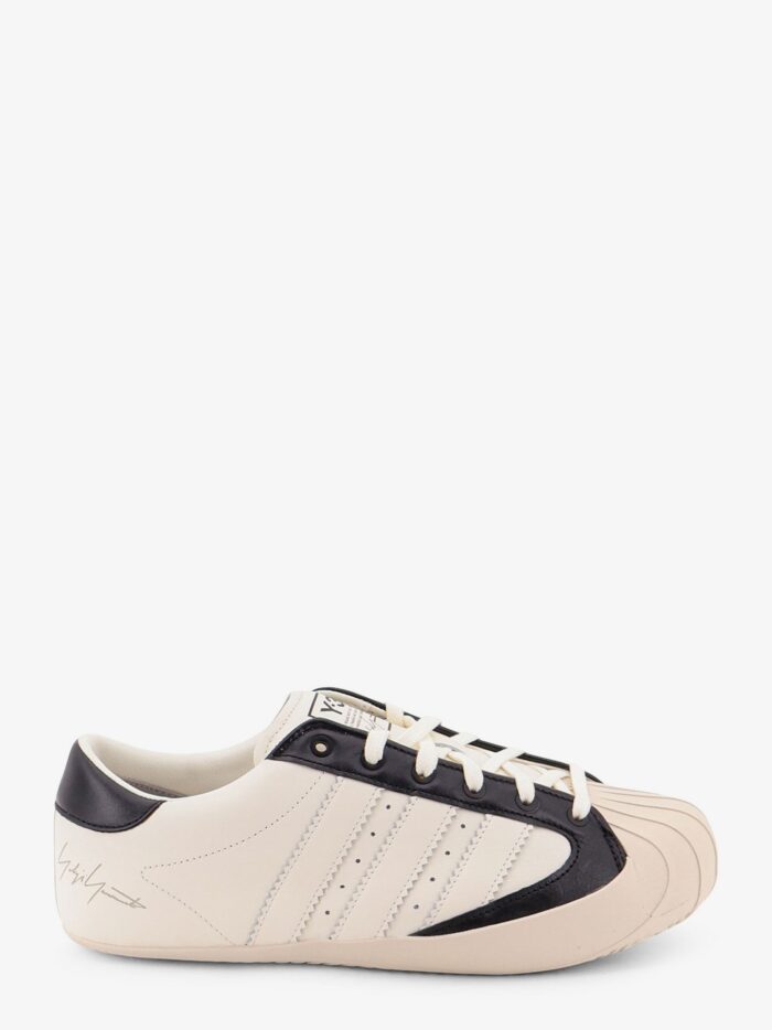 adidas y 3 leather and rubber sneakers ADIDAS Y-3 Leather And Rubber Sneakers