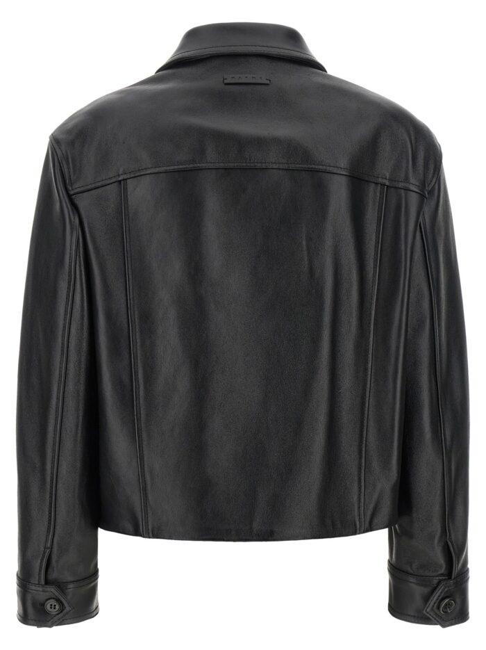 Marni Leather And Suede Jacket