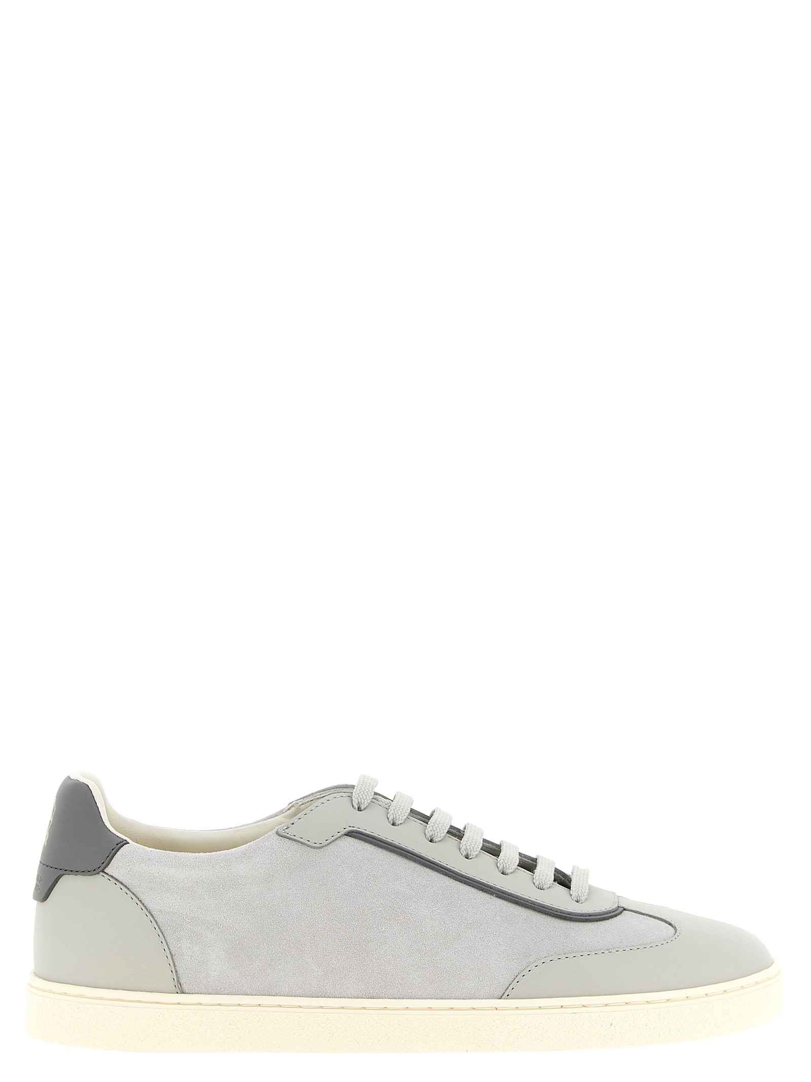 Brunello Cucinelli Leather And Suede Sneakers
