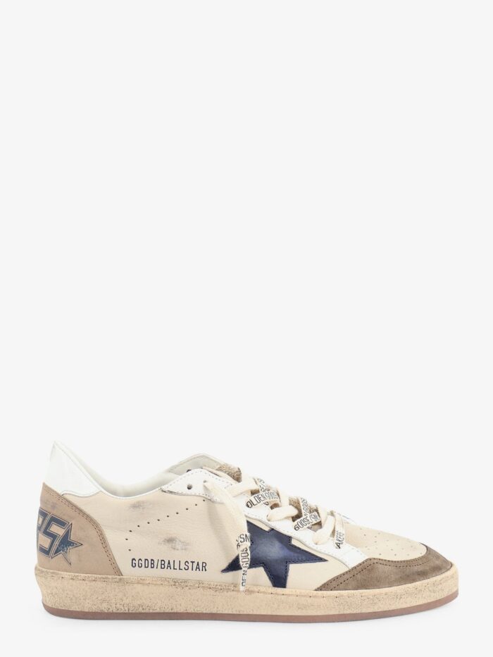 golden goose deluxe brand leather ballstar with iconic side logo Golden Goose Deluxe Brand Leather Ballstar With Iconic Side Logo