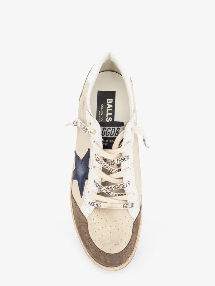 Golden Goose Deluxe Brand Leather Ballstar With Iconic Side Logo