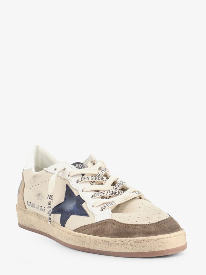 Golden Goose Deluxe Brand Leather Ballstar With Iconic Side Logo