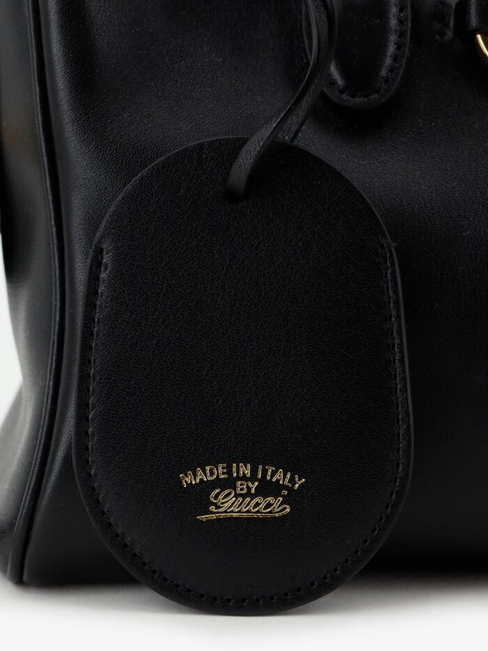 Gucci Leather Bauletto Borsetto Shoulder Bag
