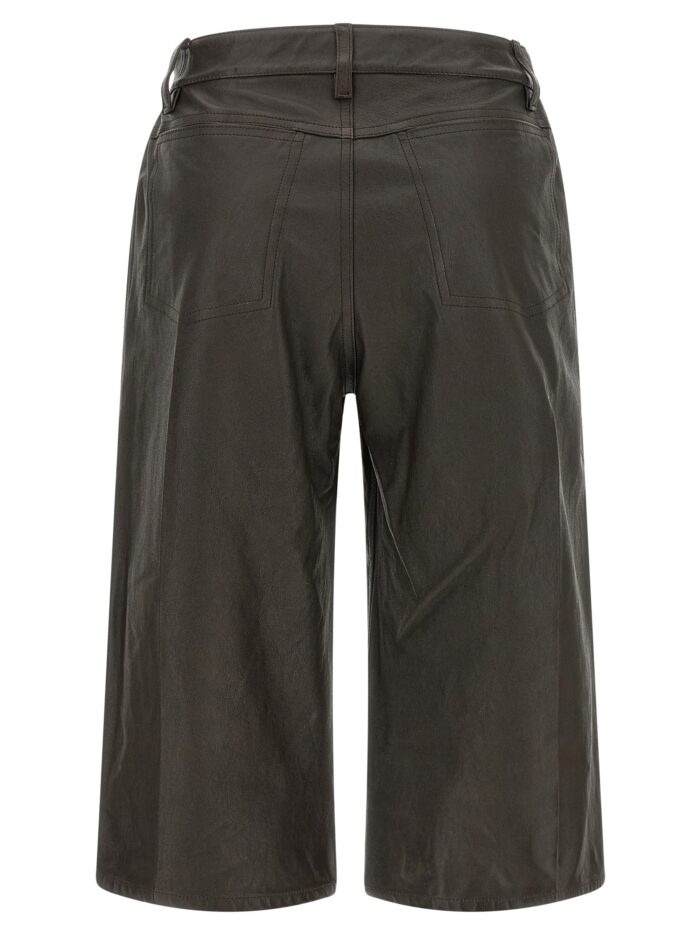 LEMAIRE Leather Bermuda Shorts