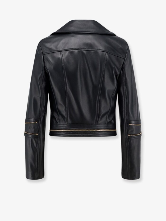 Elisabetta Franchi Leather Biker Jacket