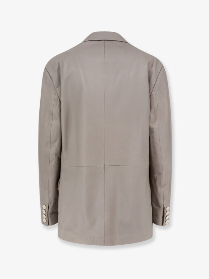 ALYSI Leather Blazer