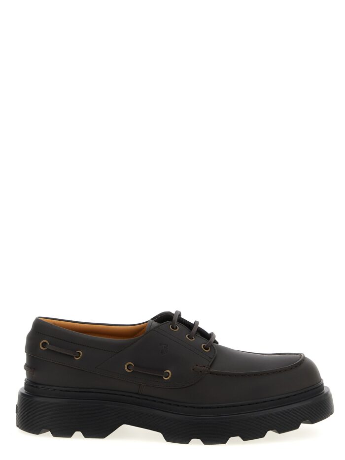 tod's leather boat shoe TOD'S Leather Boat Shoe