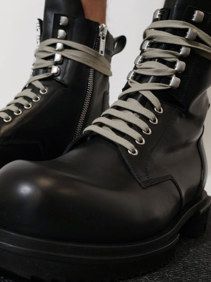 Rick Owens Leather Sneakers